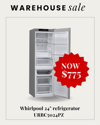 Midea Counter Depth Bottom-Freezer Refrigerator SS - MRB19B7AST