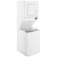 Whirlpool-White-Stacked Washer/Dryer-YWET4024HW
