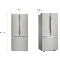LG-Stainless Steel-French 3-Door LRFNS2200S