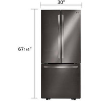 LG-Black Stainless-French 3-Door LRFNS2200D