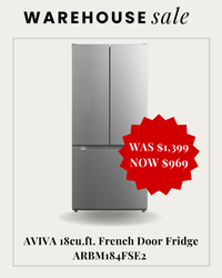 Midea Counter Depth Bottom-Freezer Refrigerator SS - MRB19B7AST