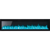 NEFL72CFH-1 Entice™ 72 Wall-Hanging Electric Fireplace