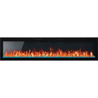 NEFL72CFH-1 Entice™ 72 Wall-Hanging Electric Fireplace