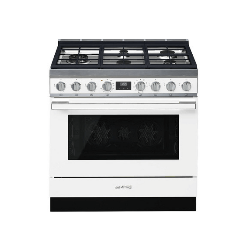 Smeg-White-Dual Fuel CPF36UGMWH