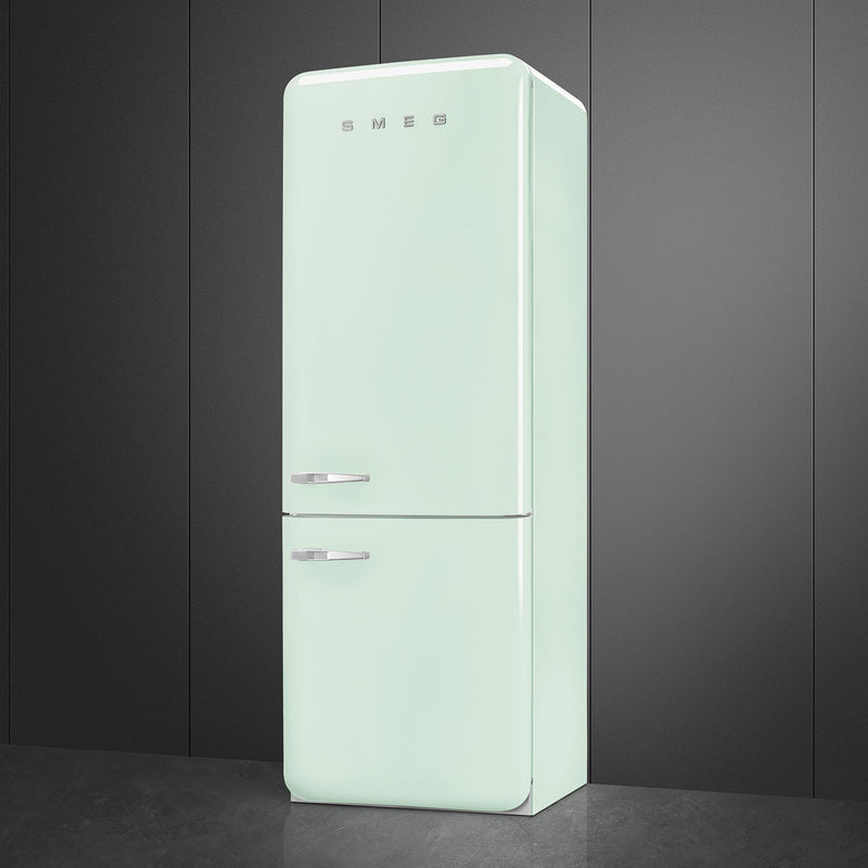 Smeg-Green-Bottom Freezer FAB38URPG