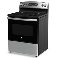 GE 30" Freestanding Electric Range Stainless Steel - JCBS350SVSS