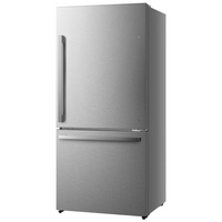 Midea Counter Depth Bottom-Freezer Refrigerator SS - MRB19B7AST