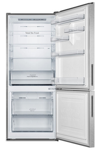 Hisense 27.7" 14.7 Cu. Ft. Bottom-Mount Refrigerator - Titanium - RB15A2CSE