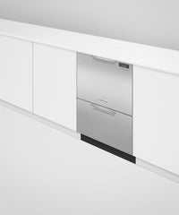 Fisher & Paykel-Stainless Steel-Front Controls Double Drawer-DD24DCTX9 DD24DCTX9N