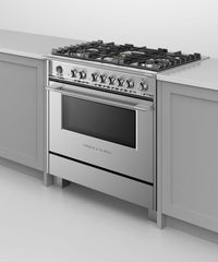 Fisher & Paykel-Stainless Steel-Dual Fuel OR36SCG6X1