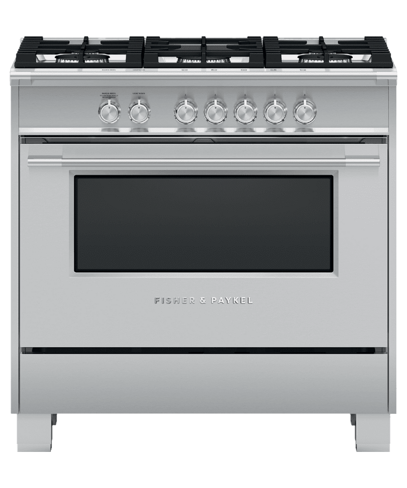 Fisher & Paykel-Stainless Steel-Gas OR36SCG4X1