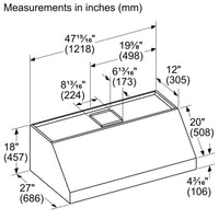 Thermador-Stainless Steel-Hood Shells PH48GWS
