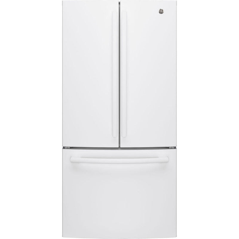 GE-White-French 3-Door GWE19JGLWW