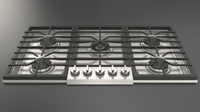 Fulgor Milano-Stainless Steel-Gas F4PGK365S1