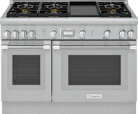 Thermador-Stainless Steel-Gas PRG486WDH