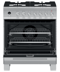 Fisher & Paykel-Stainless Steel-Dual Fuel OR30SDG6X1