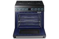 Samsung-Black Stainless-Dual Fuel NY36R9966PM/AA