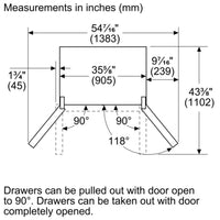 Bosch-Stainless Steel-French 4-Door B36CL80ENS