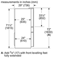 Bosch-Stainless Steel-French 4-Door B36CL81ENG