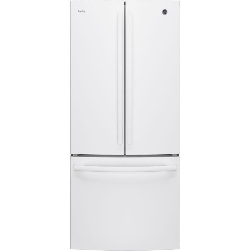GE Profile-White-French 3-Door PNE21NGLKWW