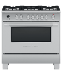 Fisher & Paykel-Stainless Steel-Dual Fuel OR36SCG6X1