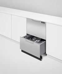 Fisher & Paykel-Stainless Steel-Front Controls Double Drawer-DD24DCTX9 DD24DCTX9N