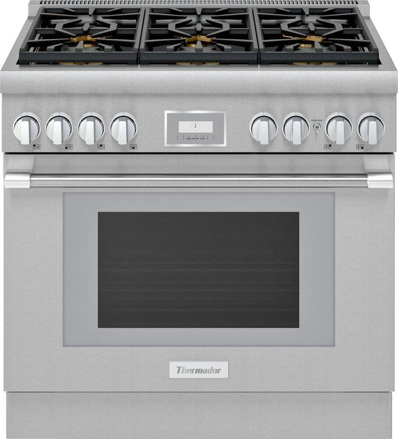 Thermador-Stainless Steel-Dual Fuel PRD366WHC