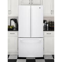 GE-White-French 3-Door GWE19JGLWW