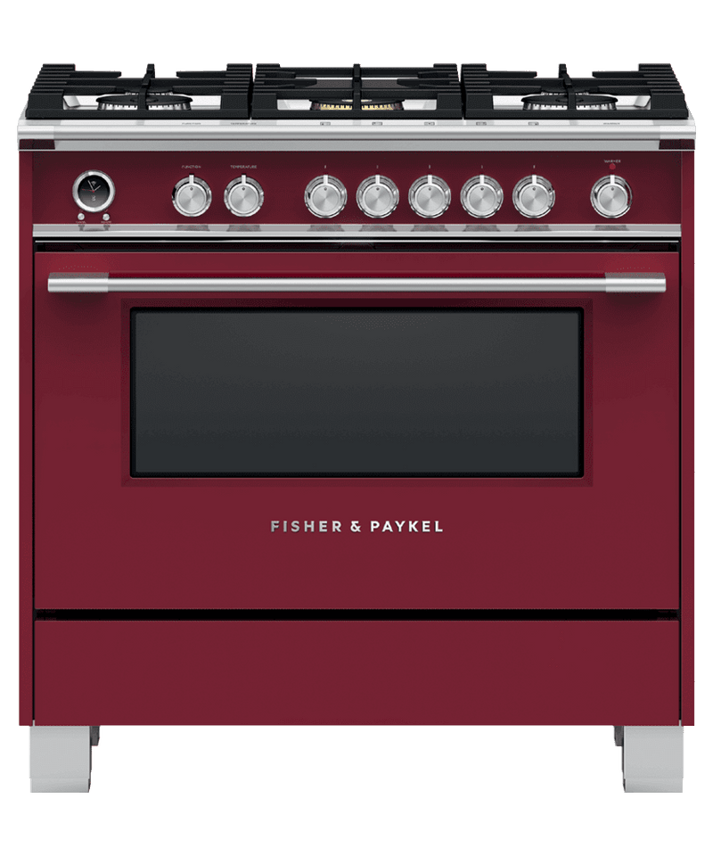 Fisher & Paykel-Red-Dual Fuel OR36SCG6R1