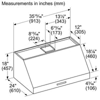 Thermador-Stainless Steel-Hood Shells PH36HWS