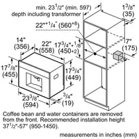 Bosch-Stainless Steel-Built-In Coffee System BCM8450UC