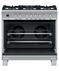 Fisher & Paykel-Stainless Steel-Dual Fuel OR36SCG6X1