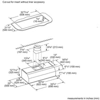 Thermador-Stainless Steel-Hood Inserts VCIN36GWS