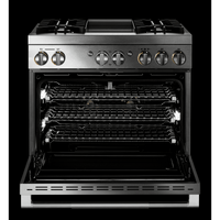 JennAir-Stainless Steel-Dual Fuel JDRP536HL