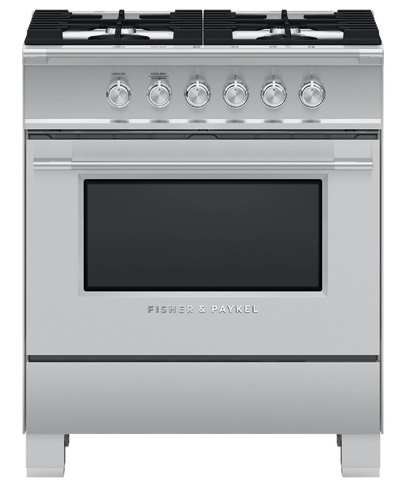 Fisher & Paykel-Stainless Steel-Gas OR30SCG4X1