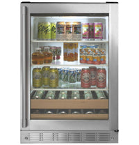 Monogram-Stainless Steel-Beverage Center ZDBR240NBS