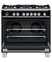 Fisher & Paykel-Black-Dual Fuel OR36SCG6B1