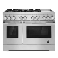 JennAir-Stainless Steel-Dual Fuel JDRP748HL