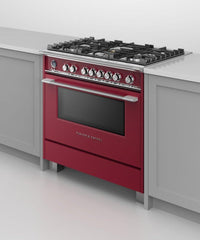 Fisher & Paykel-Red-Dual Fuel OR36SCG6R1