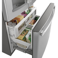 GE Profile-Stainless Steel-French 3-Door PYD22KYNFS