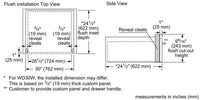 Thermador-Panel Ready-30 Inches WD30W