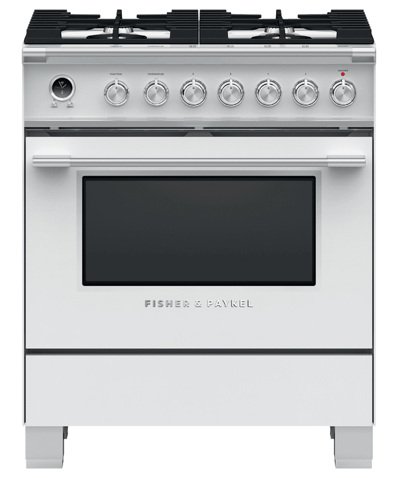 Fisher & Paykel-White-Dual Fuel OR30SCG6W1