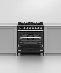 Fisher & Paykel-Black-Dual Fuel OR30SCG6B1
