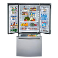 GE Profile-Stainless Steel-French 3-Door PNE21NSLKSS
