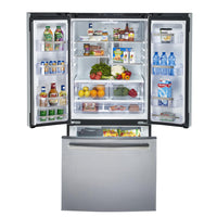 GE Profile-Stainless Steel-French 3-Door PNE25NSLKSS