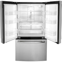 GE-Stainless Steel-French 3-Door GNE27JYMFS