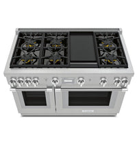 Thermador-Stainless Steel-Gas PRG486WDH