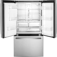 GE-Stainless Steel-French 3-Door GFE26JYMFS