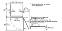 Bosch-Panel Ready-All Refrigerator B30IR905SP