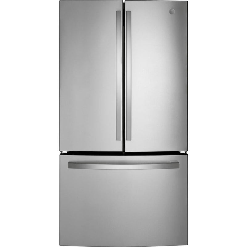 GE-Stainless Steel-French 3-Door GNE27JYMFS